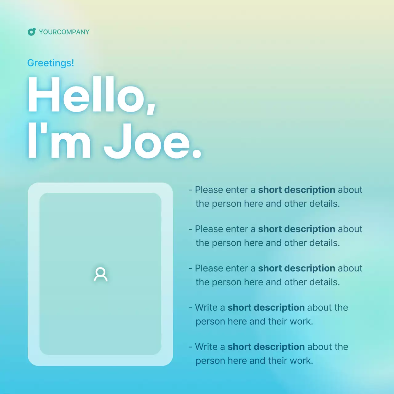 Blue Modern Business News Instagram Carousel