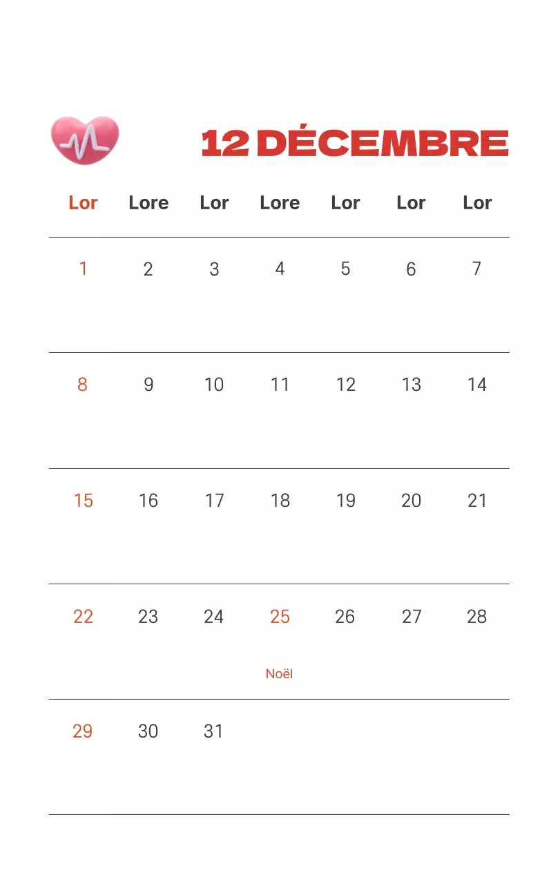 Un hôpital festif avec des illustrations sur le thème de la santé et de la famille et des accents colorés.