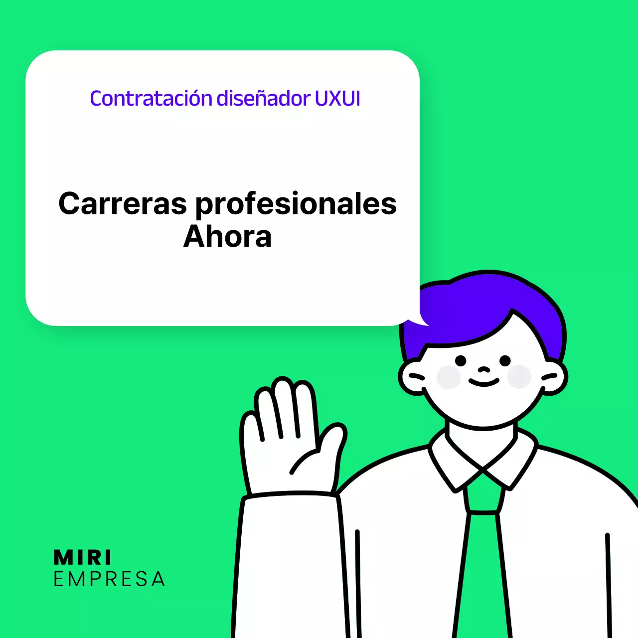 Contratar a un diseñador guapo en púrpura y chartreuse