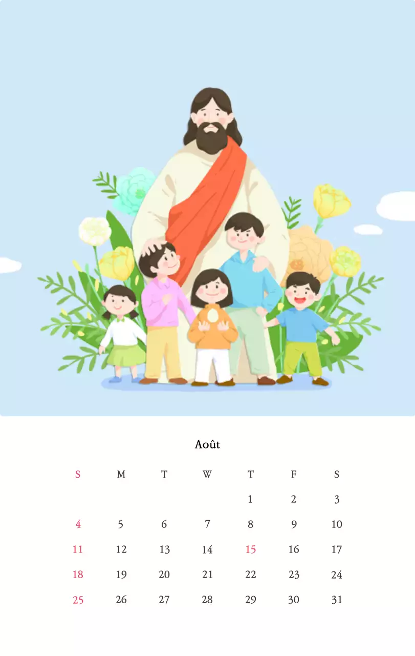 Des églises avec de jolies illustrations aux couleurs chaudes