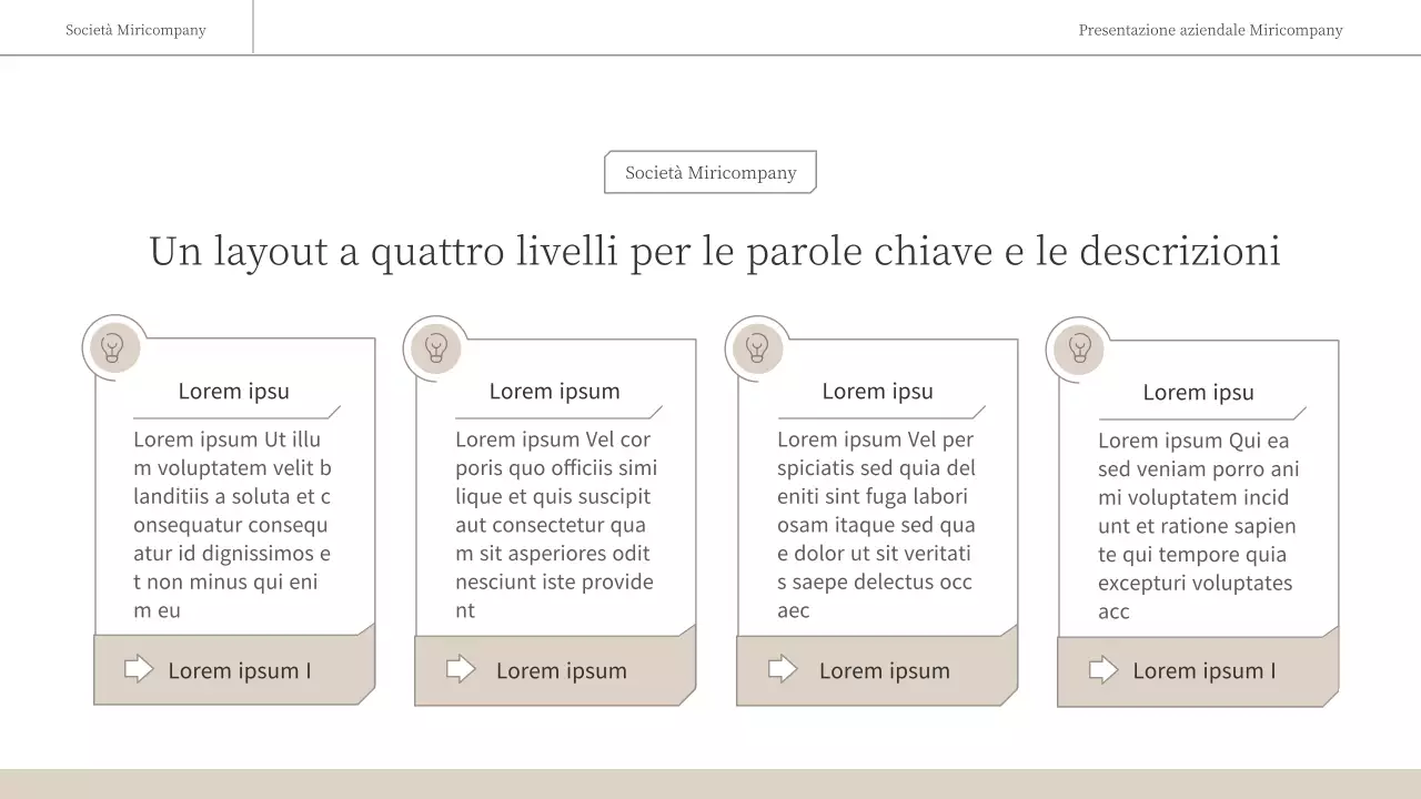 Una relazione d'affari semplice ed emozionale in bianco e marrone