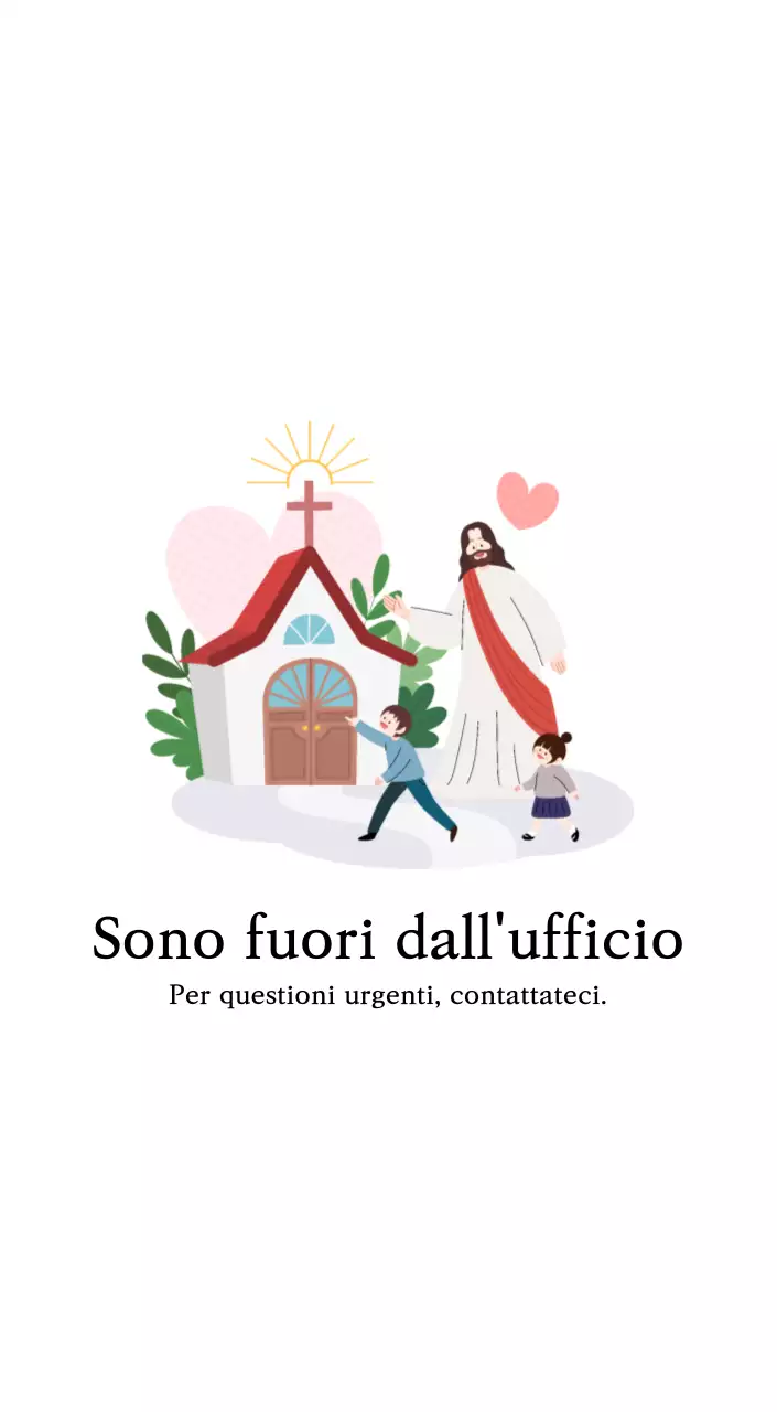 Chiese con simpatiche illustrazioni dai colori caldi