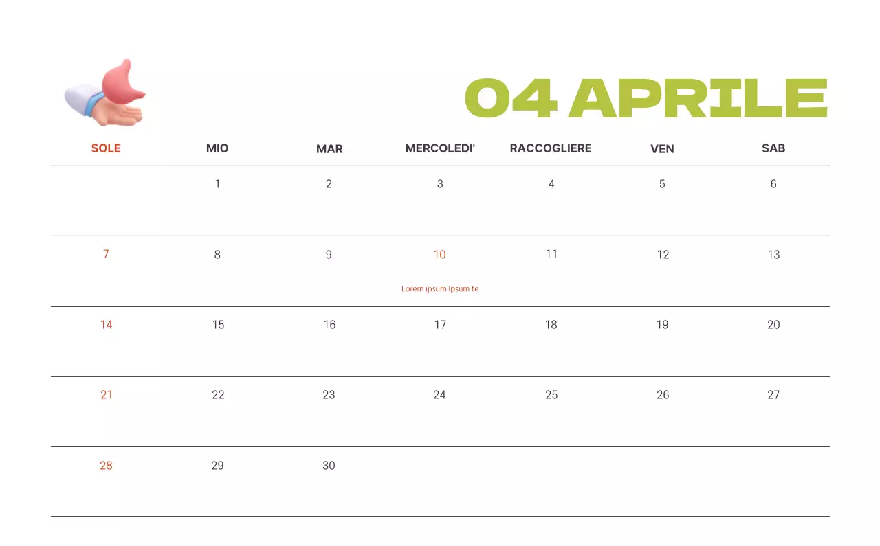 Un ospedale festivo con illustrazioni a tema salute e famiglia e accenti colorati