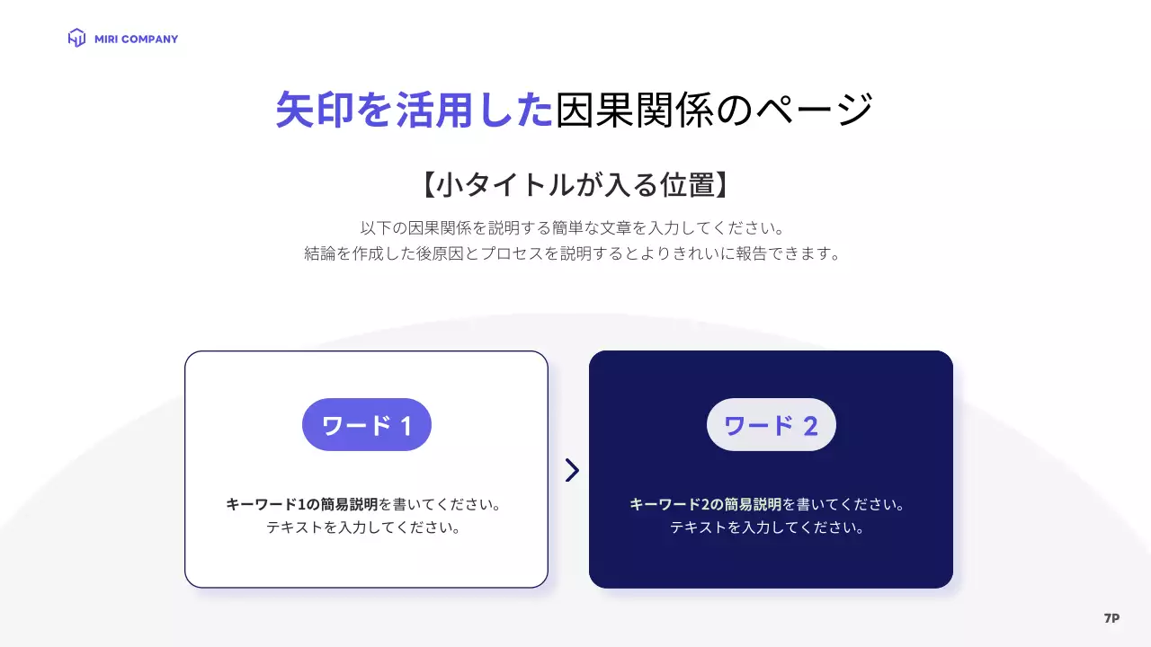 青 シンプル プラン プレゼンテーション