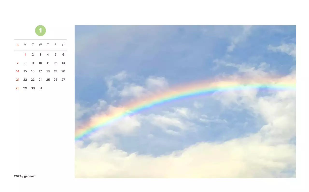 Calda fotografia di paesaggio con colori pastello