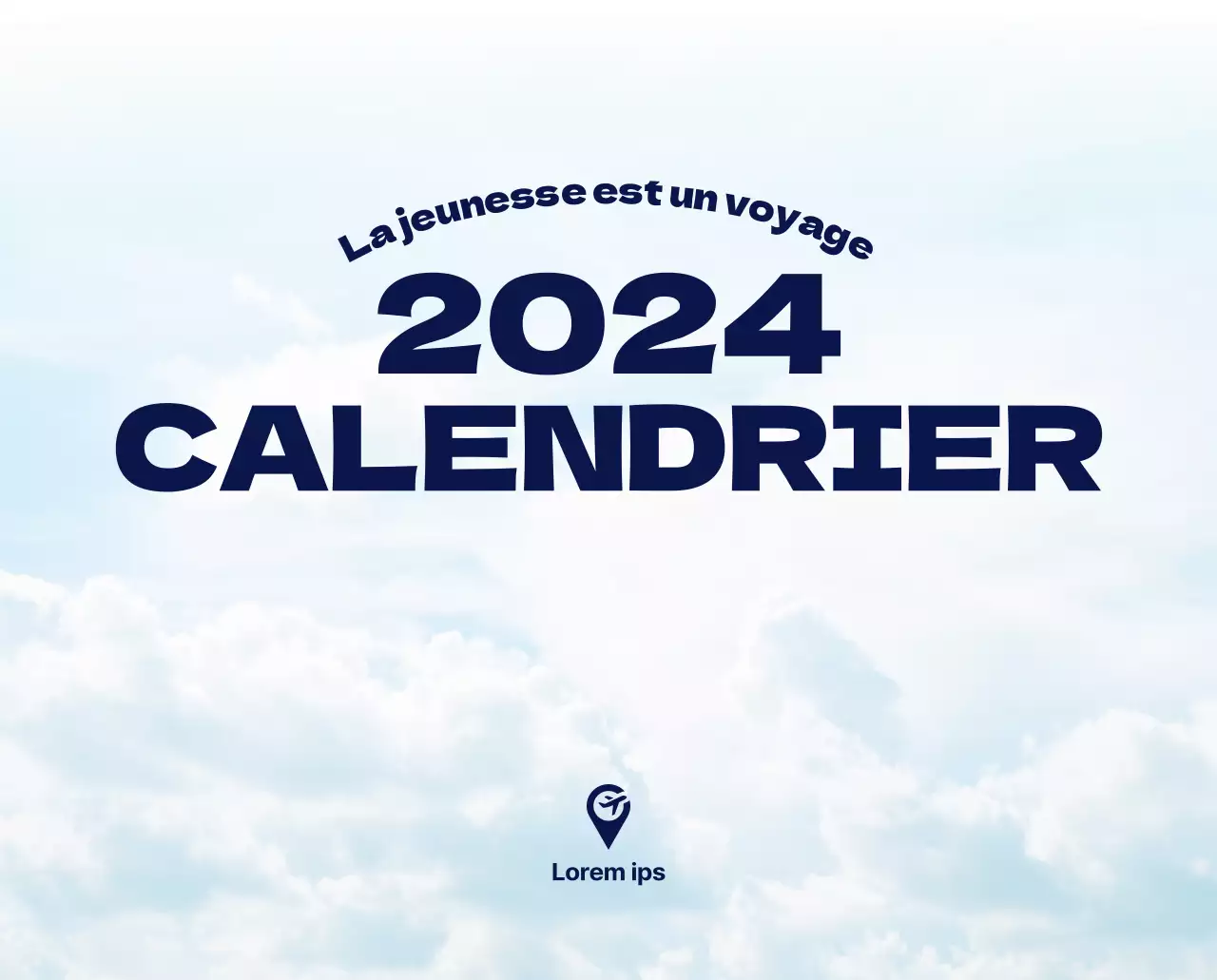 Une agence de voyage qui célèbre les fêtes de fin d'année avec des photos de voyages saisonniers et une mise en page claire et audacieuse.