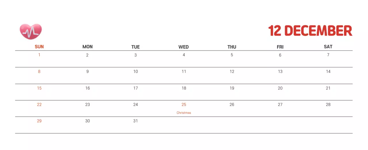 Holiday hospitals with cute illustrations and colorful accents related to health and family.