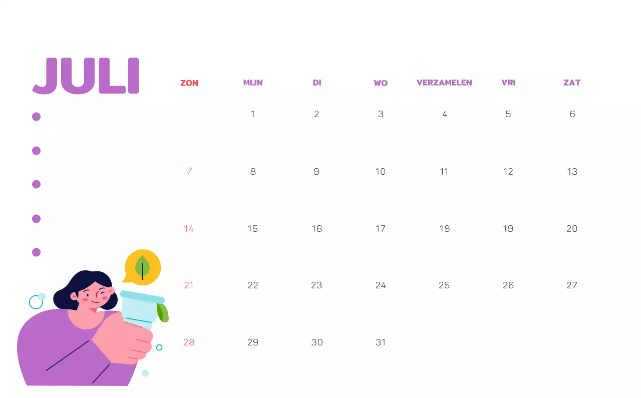 Vier de feestdagen met kleurrijke illustraties van mensen en de planeet.