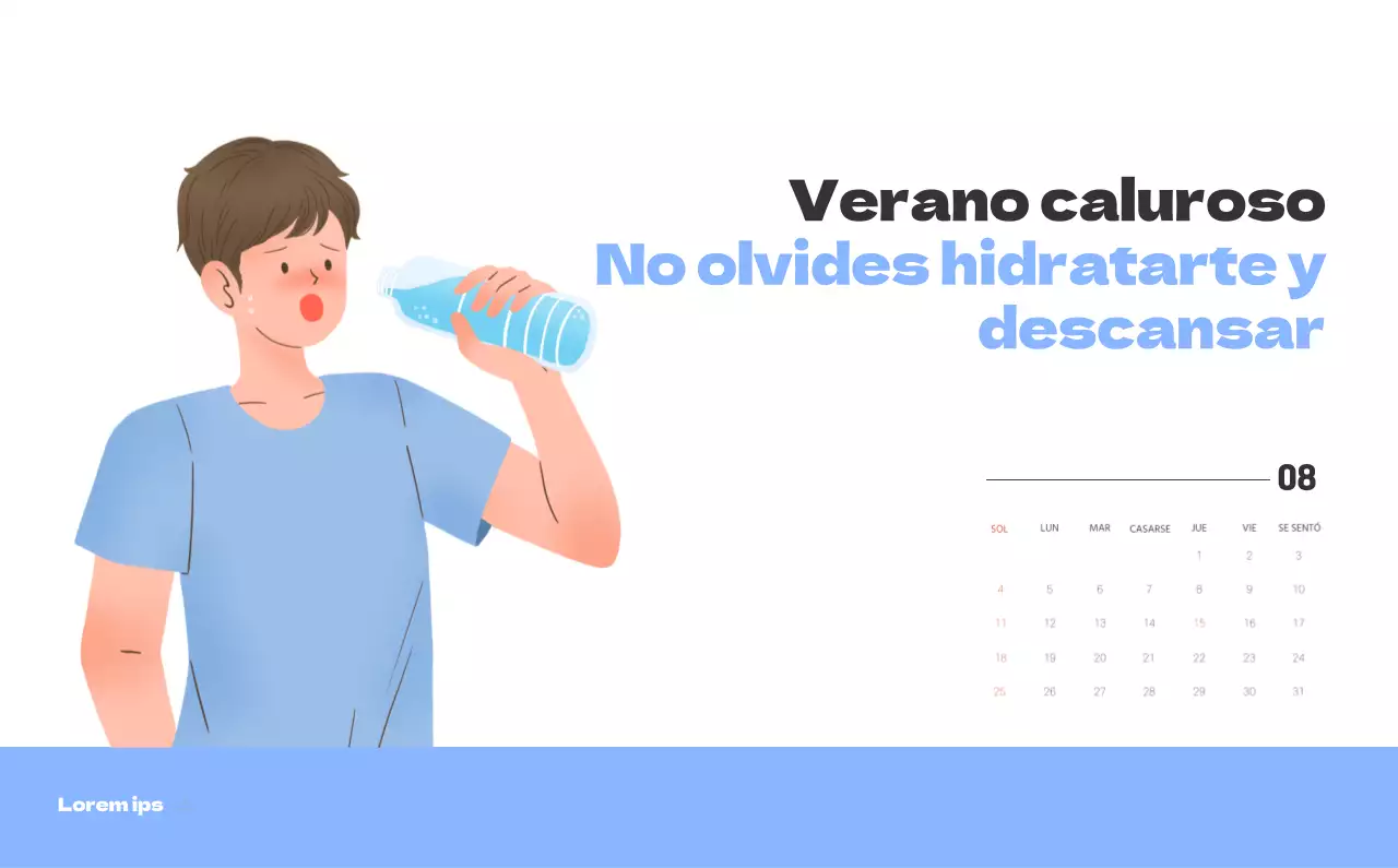 Un hospital festivo con ilustraciones de temática sanitaria y familiar y acentos de color