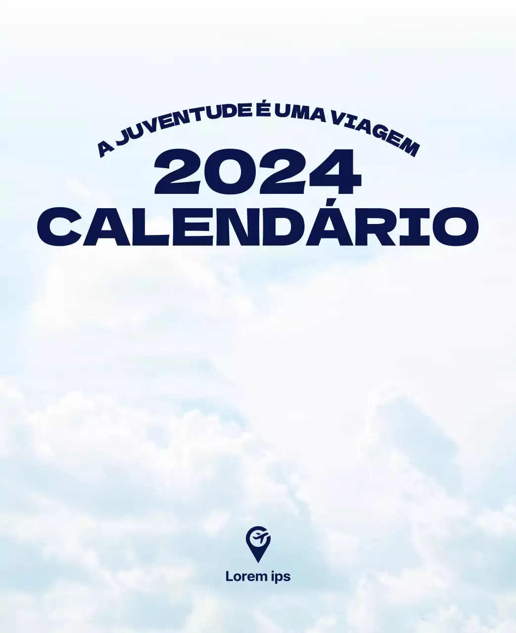 Uma agência de viagens que celebra as férias com fotografias de viagens sazonais e uma apresentação de texto simples e arrojada.