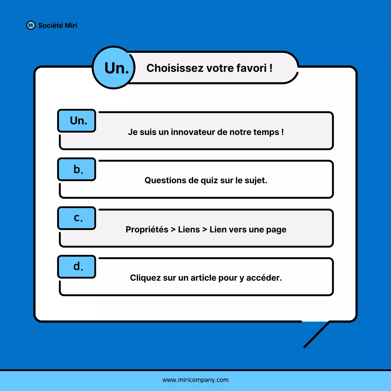 Proposition minimaliste de pitch d'entreprise en bleu et bleu clair