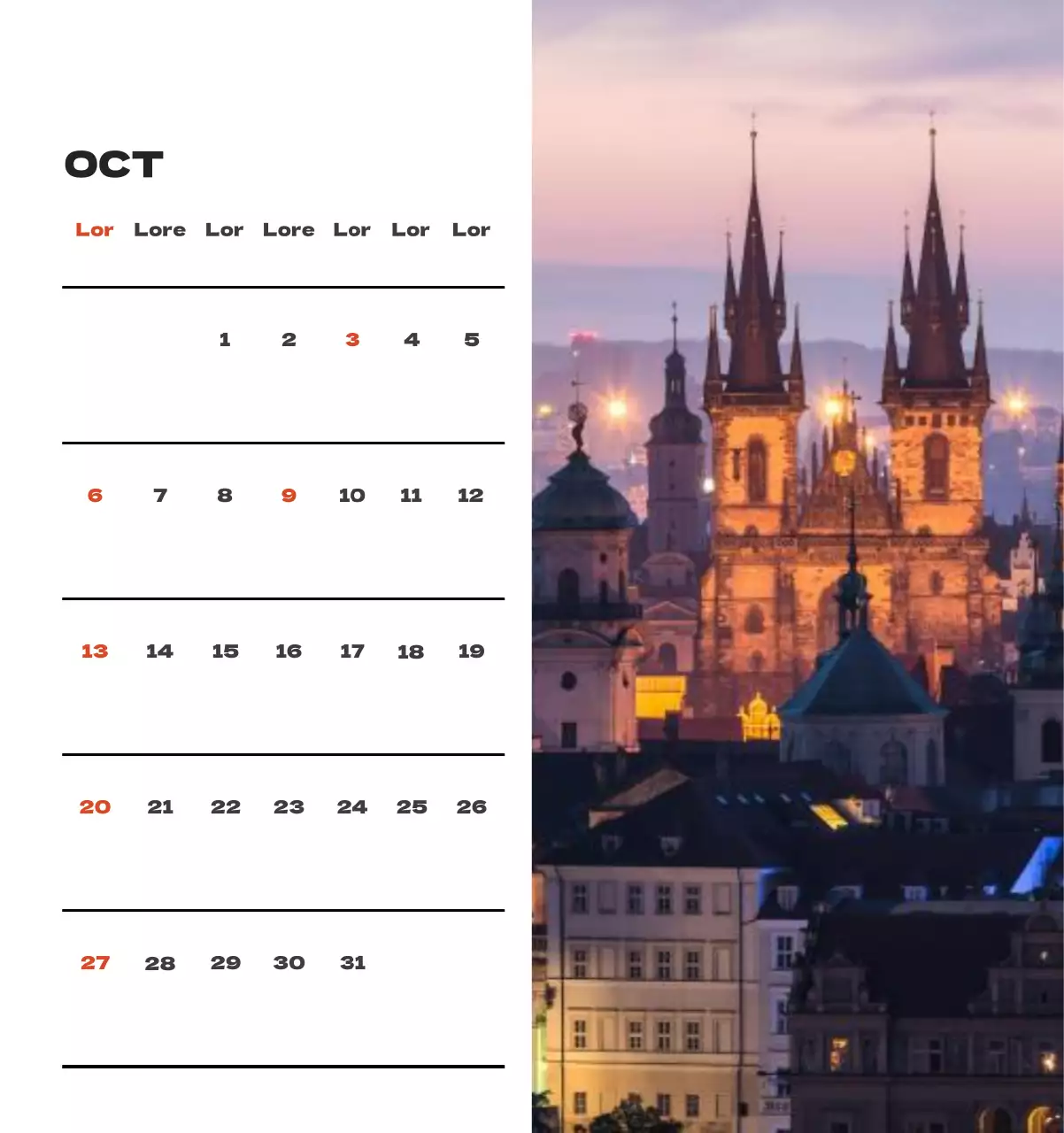 Une agence de voyage qui célèbre les fêtes de fin d'année avec des photos de voyages saisonniers et une mise en page claire et audacieuse.