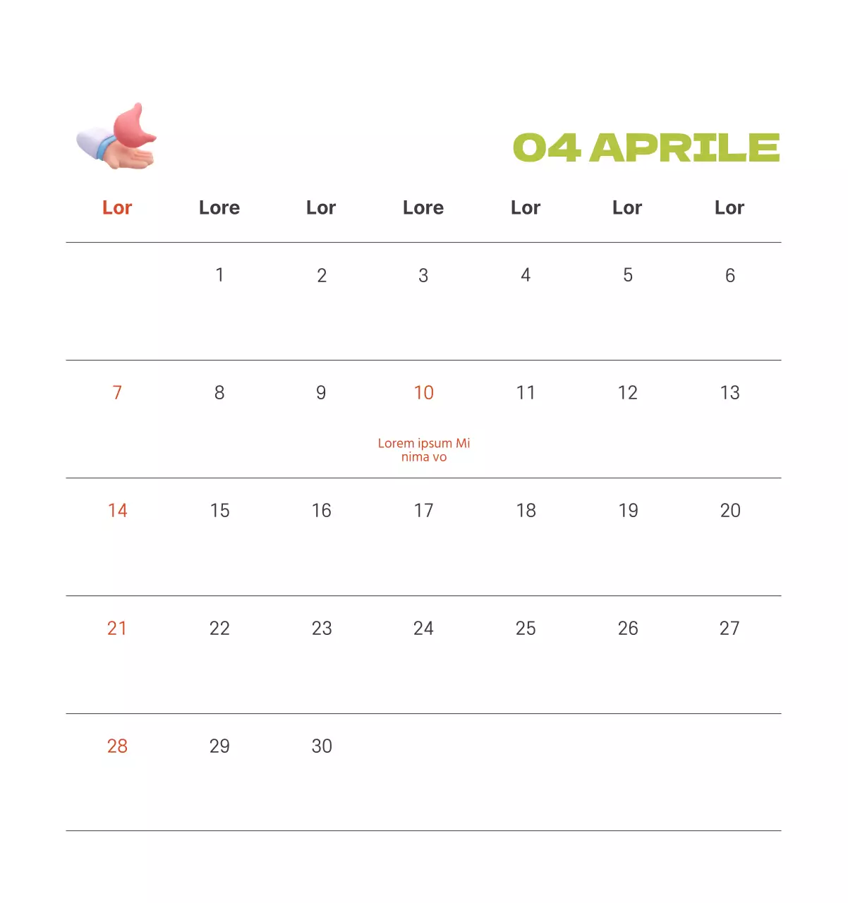 Un ospedale festivo con illustrazioni a tema salute e famiglia e accenti colorati