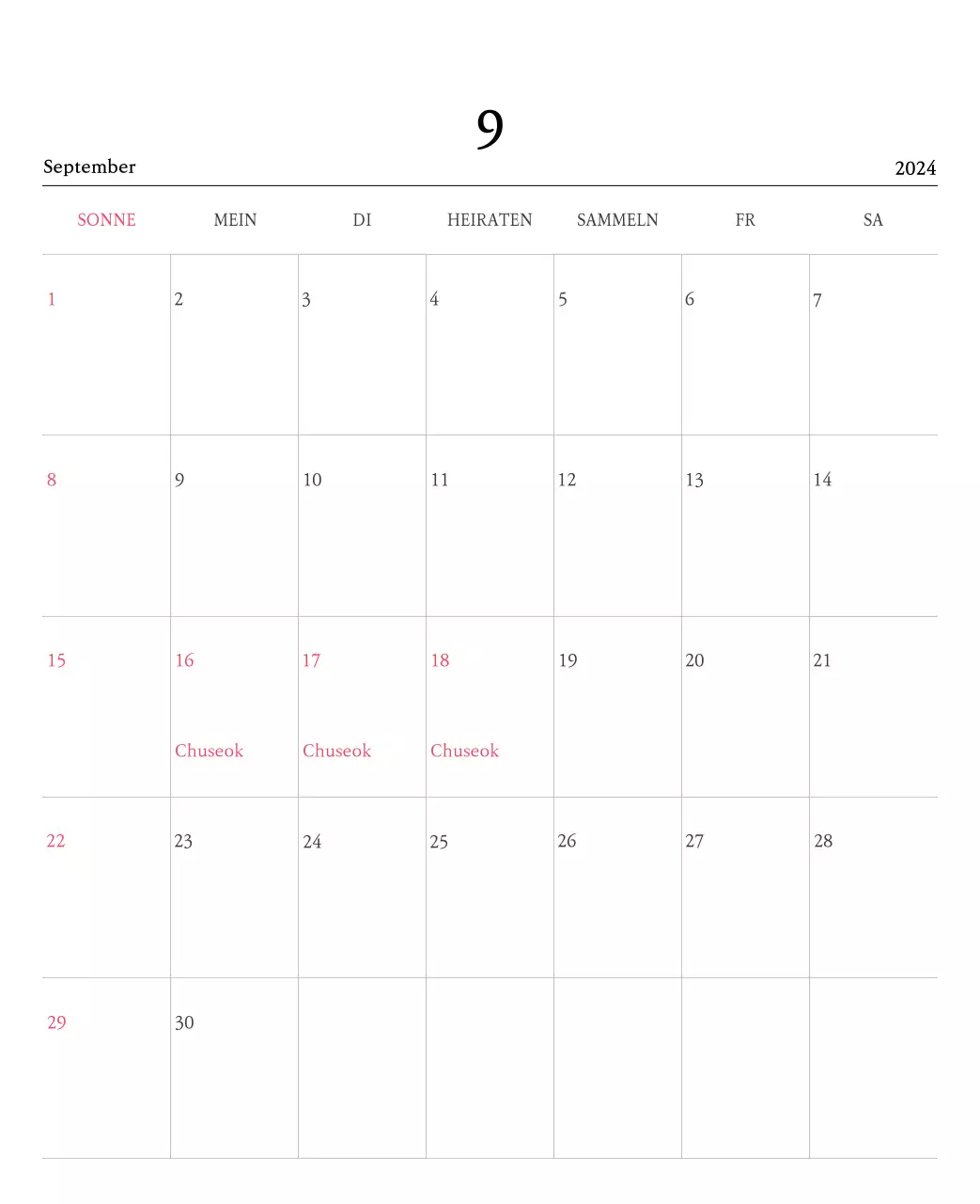 Warme FarbenKirchen mit niedlichen Illustrationen