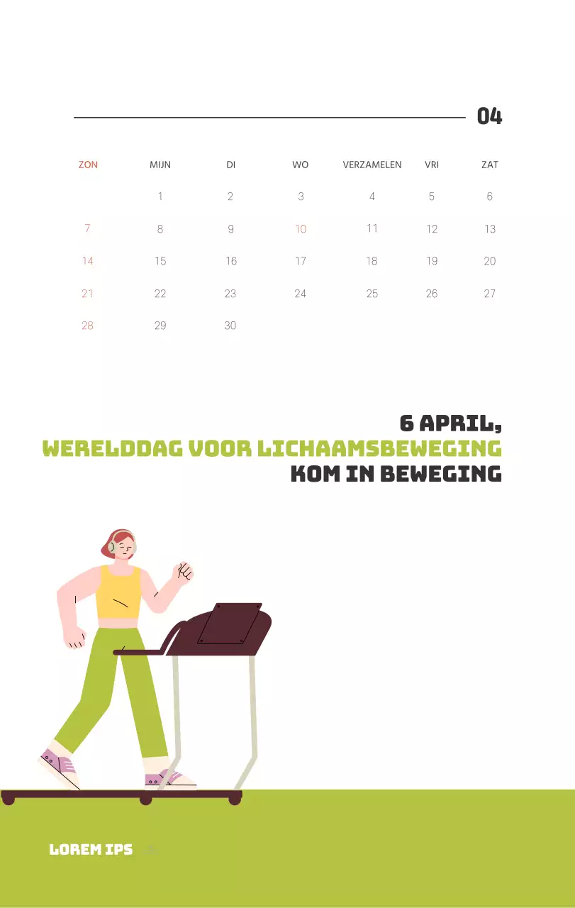 Een feestelijk ziekenhuis met illustraties met gezondheids- en gezinsthema's en kleurrijke accenten