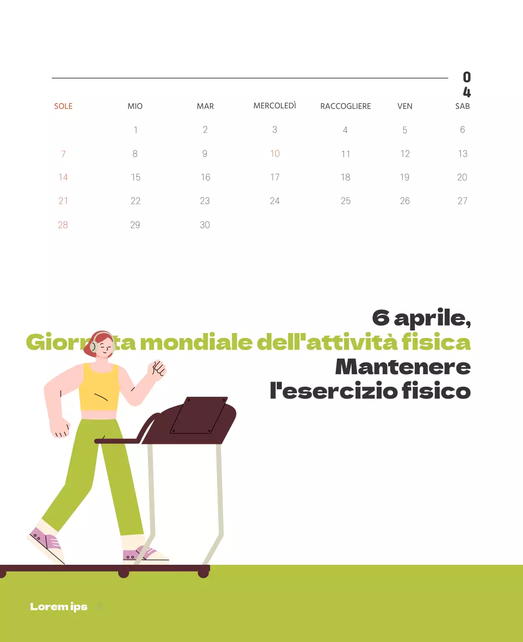 Un ospedale festivo con illustrazioni a tema salute e famiglia e accenti colorati