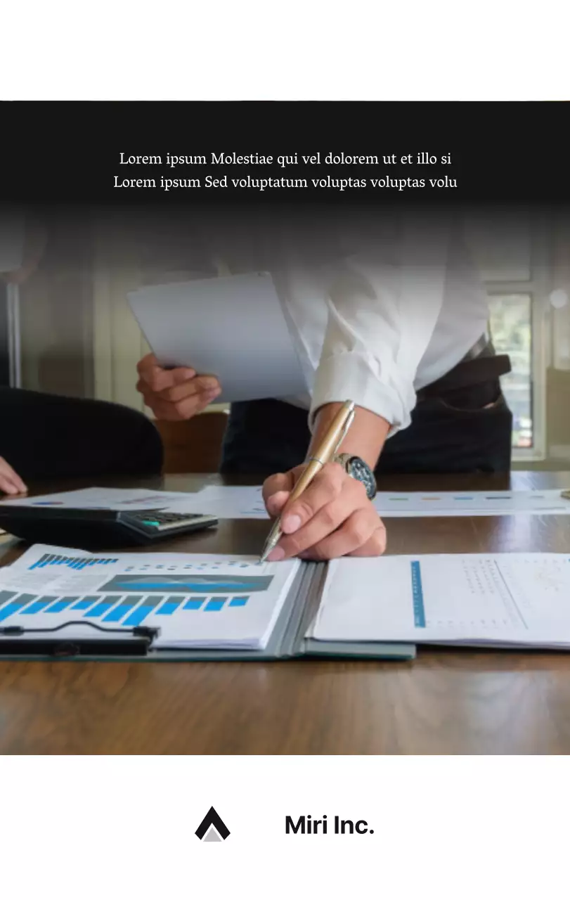 Ein einfacher Unternehmenskalender in Grau