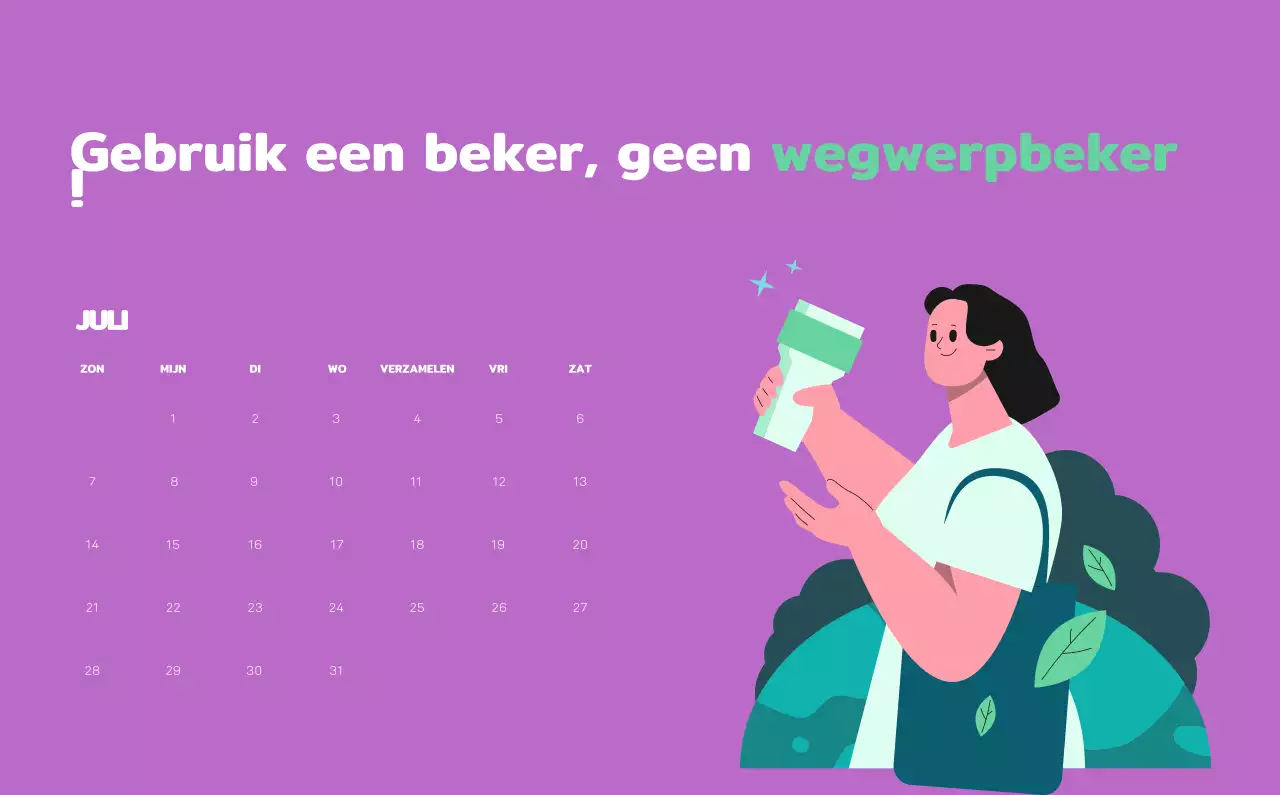 Vier de feestdagen met kleurrijke illustraties van mensen en de planeet.