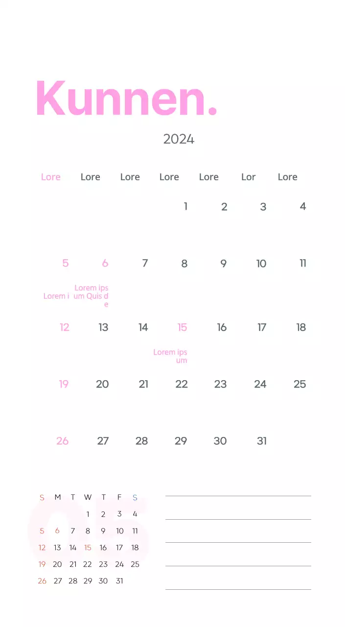 Werkkalender met prachtige illustraties