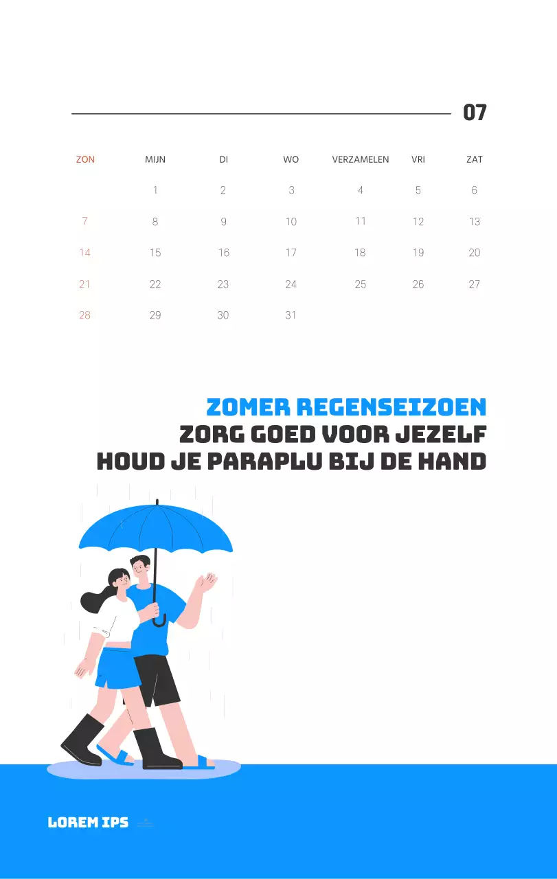 Een feestelijk ziekenhuis met illustraties met gezondheids- en gezinsthema's en kleurrijke accenten