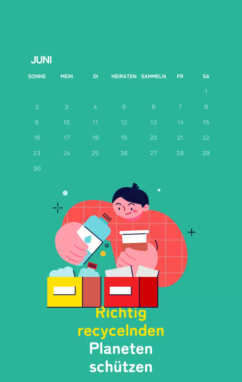 Mit farbenfrohen Illustrationen von Menschen und dem Planeten wird die Weihnachtszeit gefeiert.