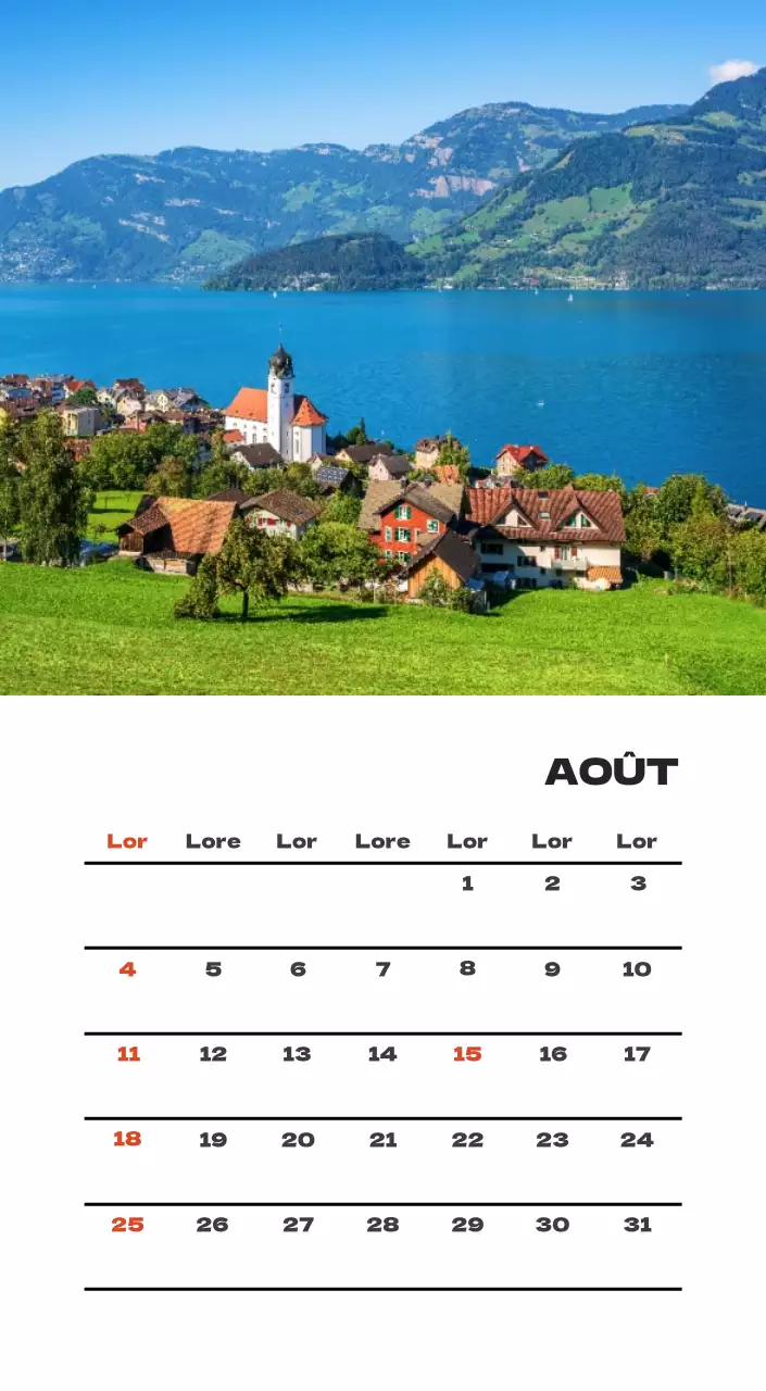 Une agence de voyage qui célèbre les fêtes de fin d'année avec des photos de voyages saisonniers et une mise en page claire et audacieuse.