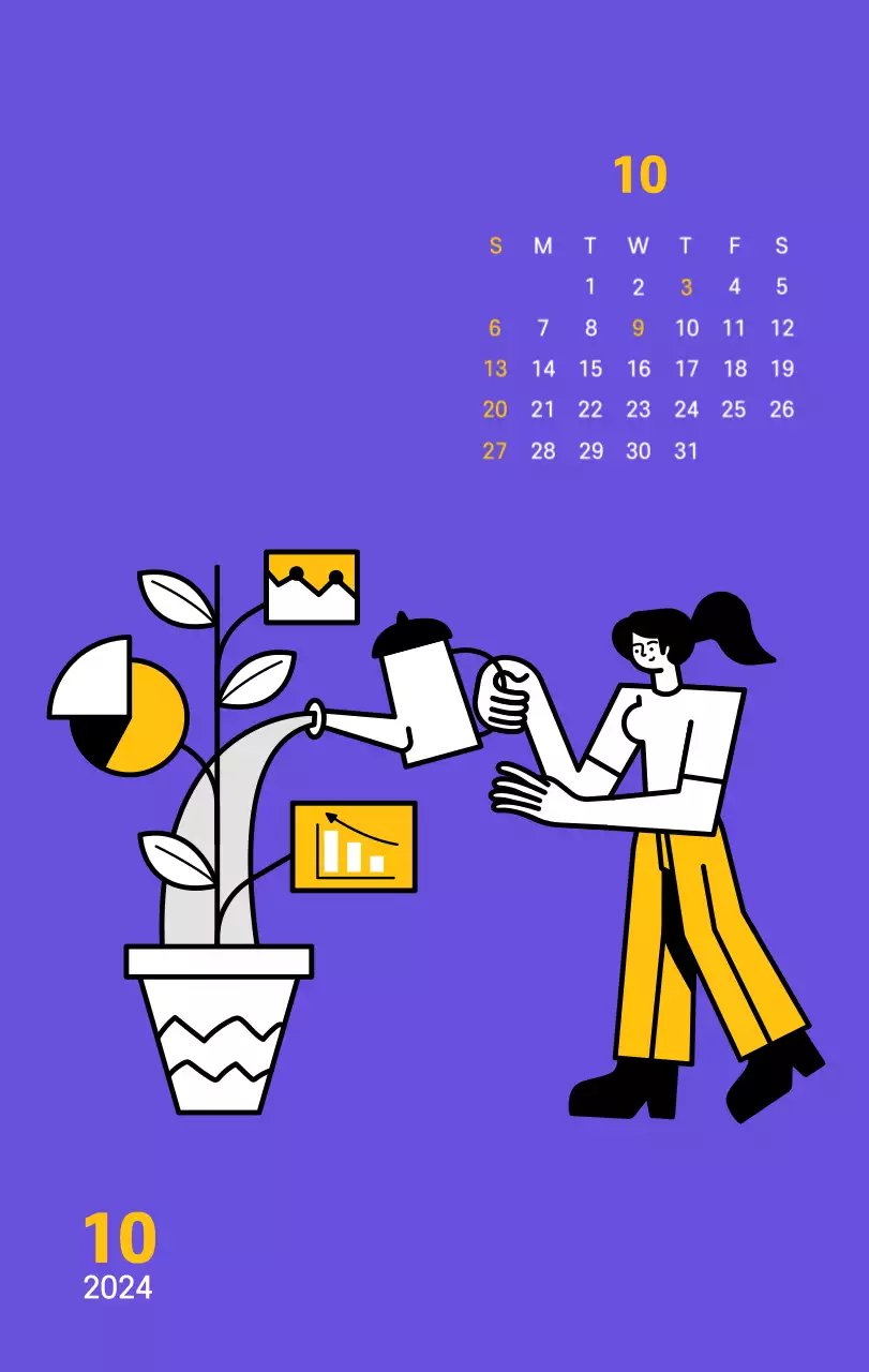 Illustration de lignes épurées sur fond violet