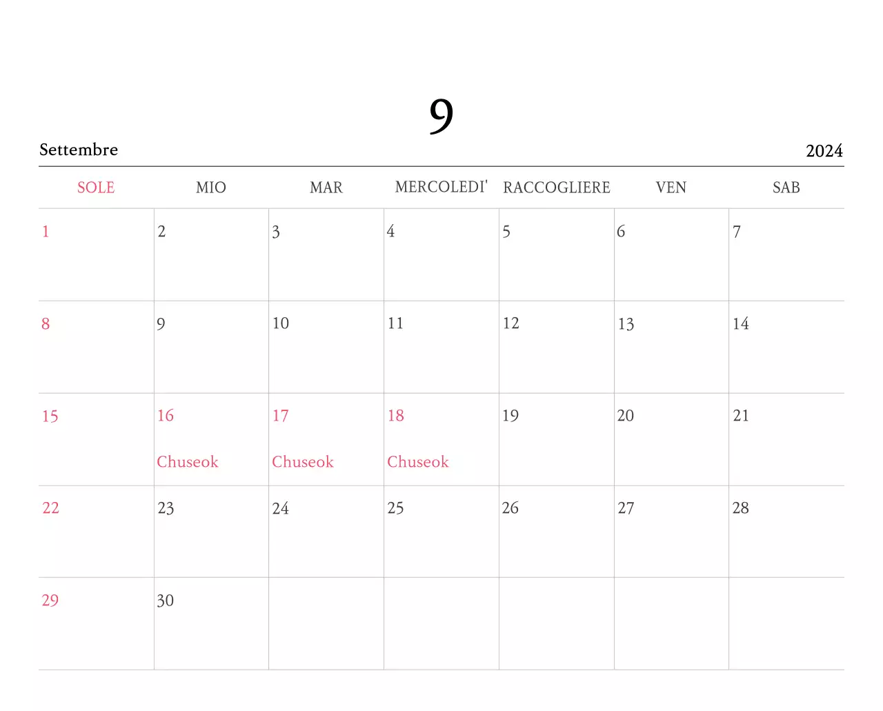 Chiese con simpatiche illustrazioni dai colori caldi