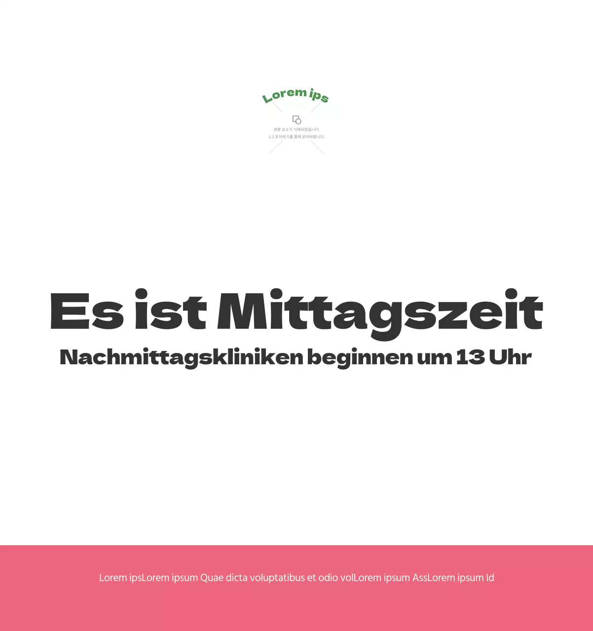 Ein festliches Krankenhaus mit Illustrationen zum Thema Gesundheit und Familie und farbenfrohen Akzenten