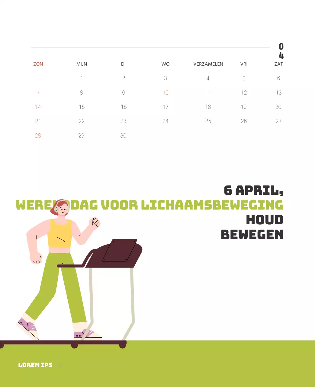 Een feestelijk ziekenhuis met illustraties met gezondheids- en gezinsthema's en kleurrijke accenten