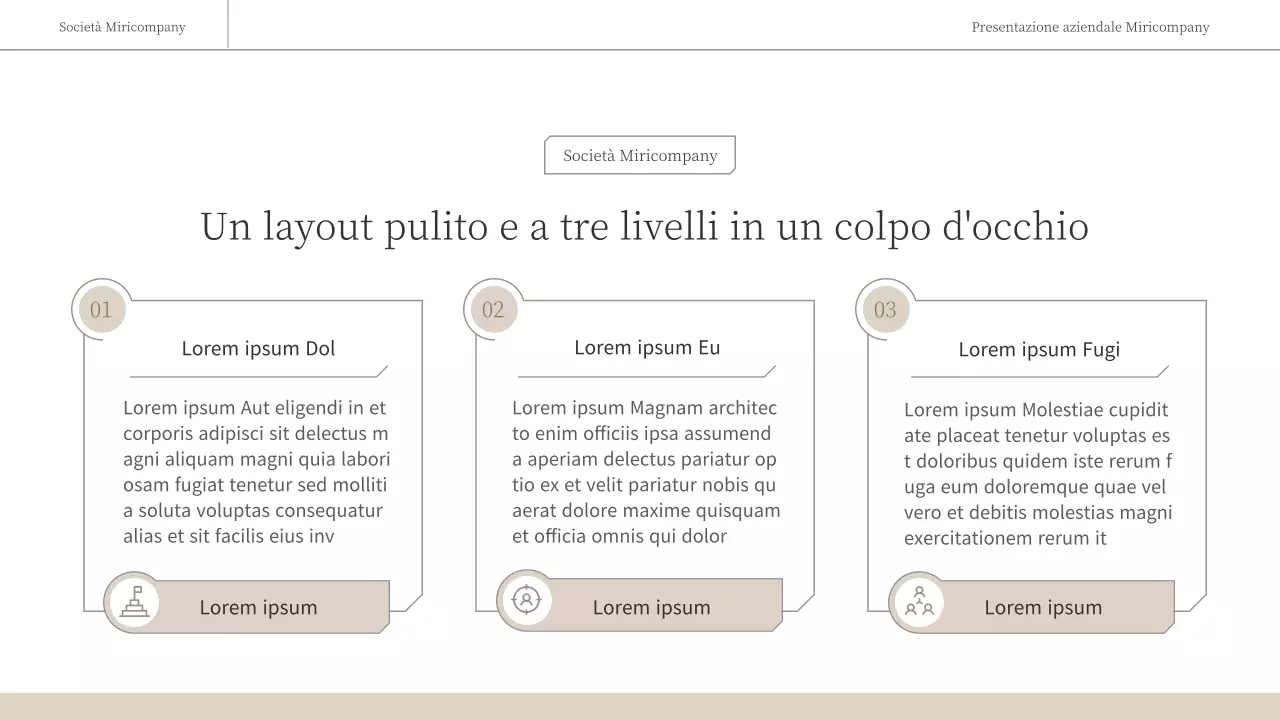 Una relazione d'affari semplice ed emozionale in bianco e marrone