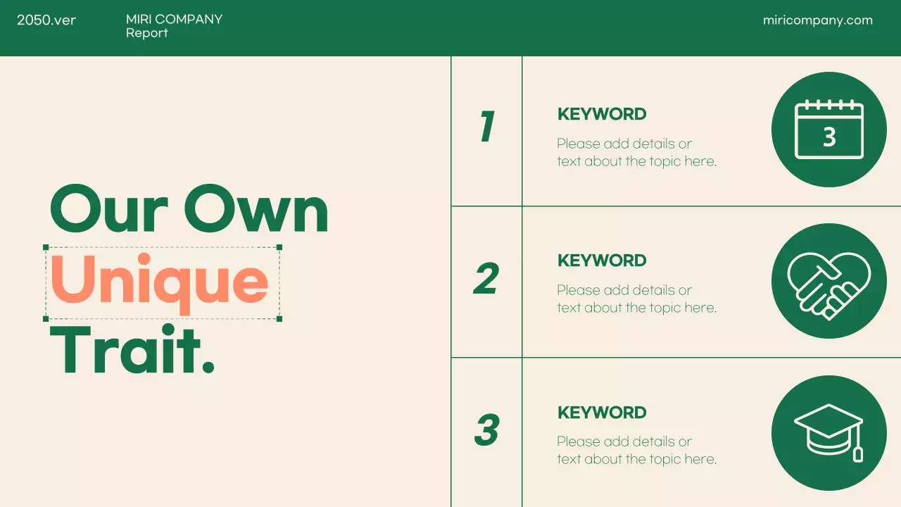 그린 모던 비즈니스 프레젠테이션