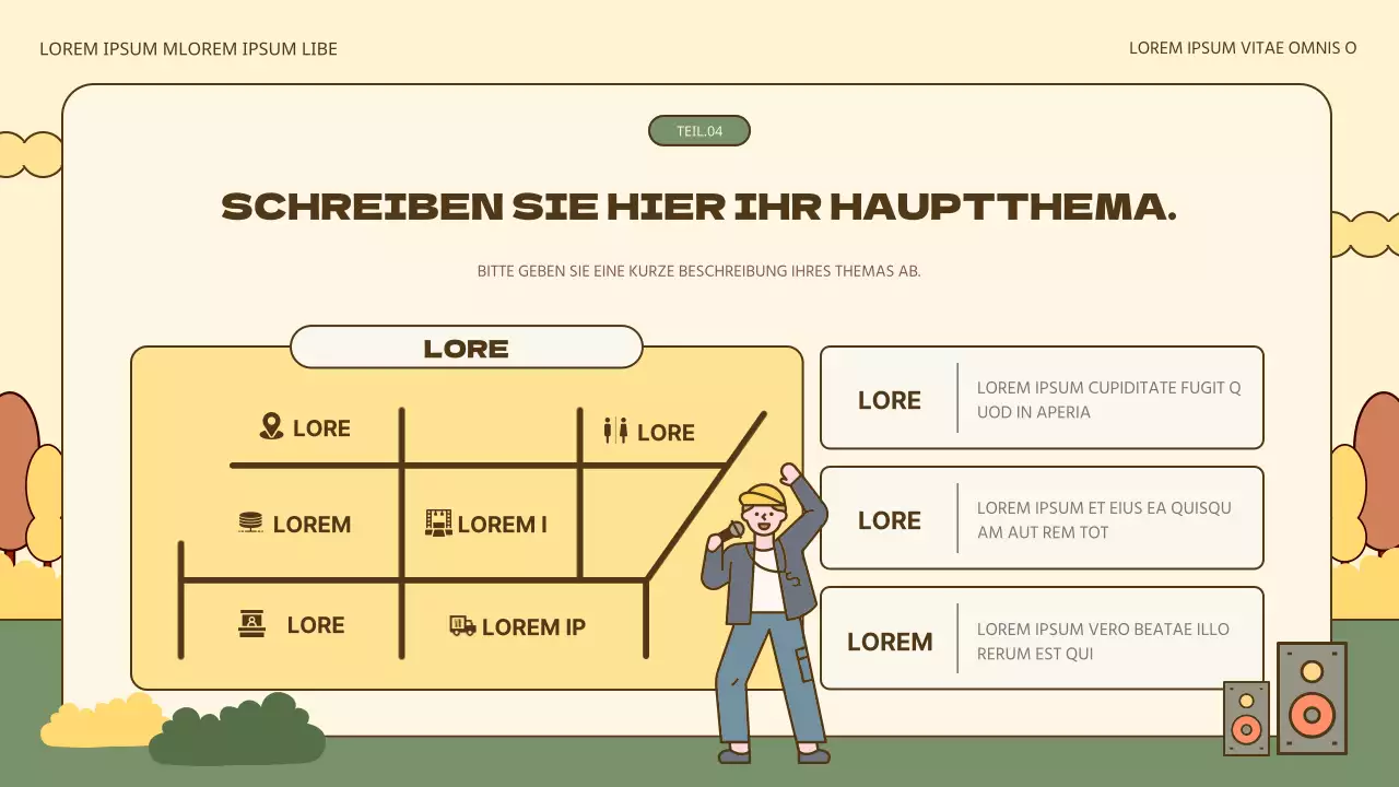 Fördern Sie natürliche Herbstfeste in Gelb und Khaki