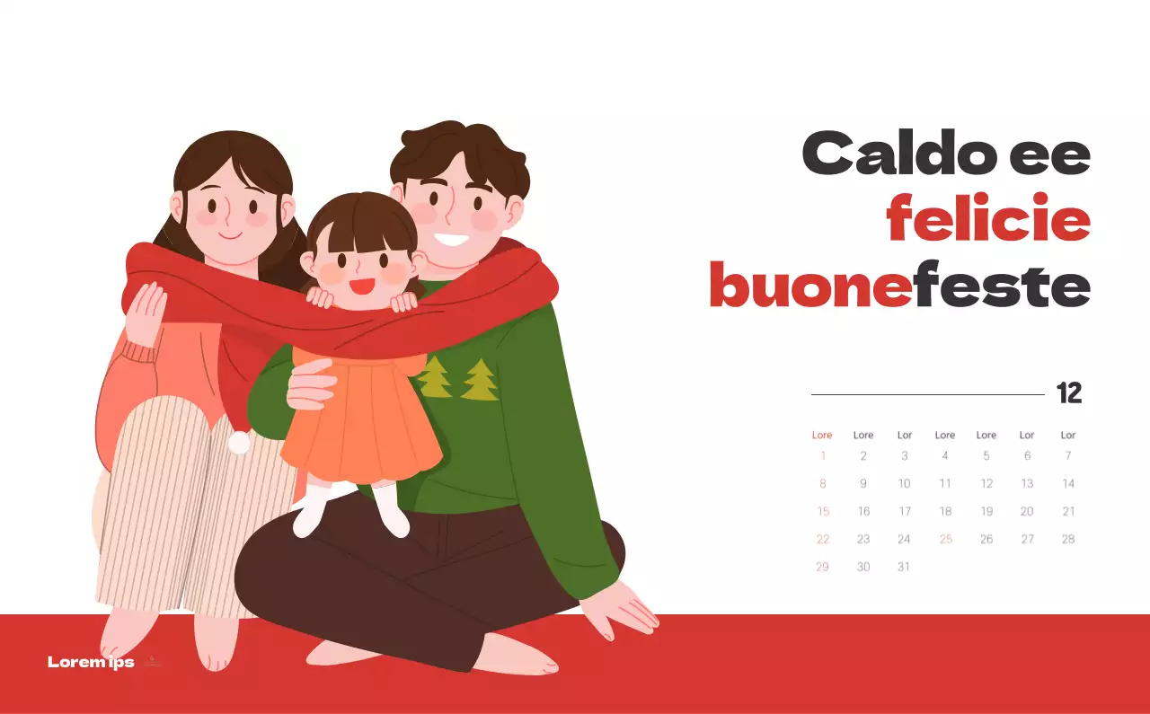 Un ospedale festivo con illustrazioni a tema salute e famiglia e accenti colorati