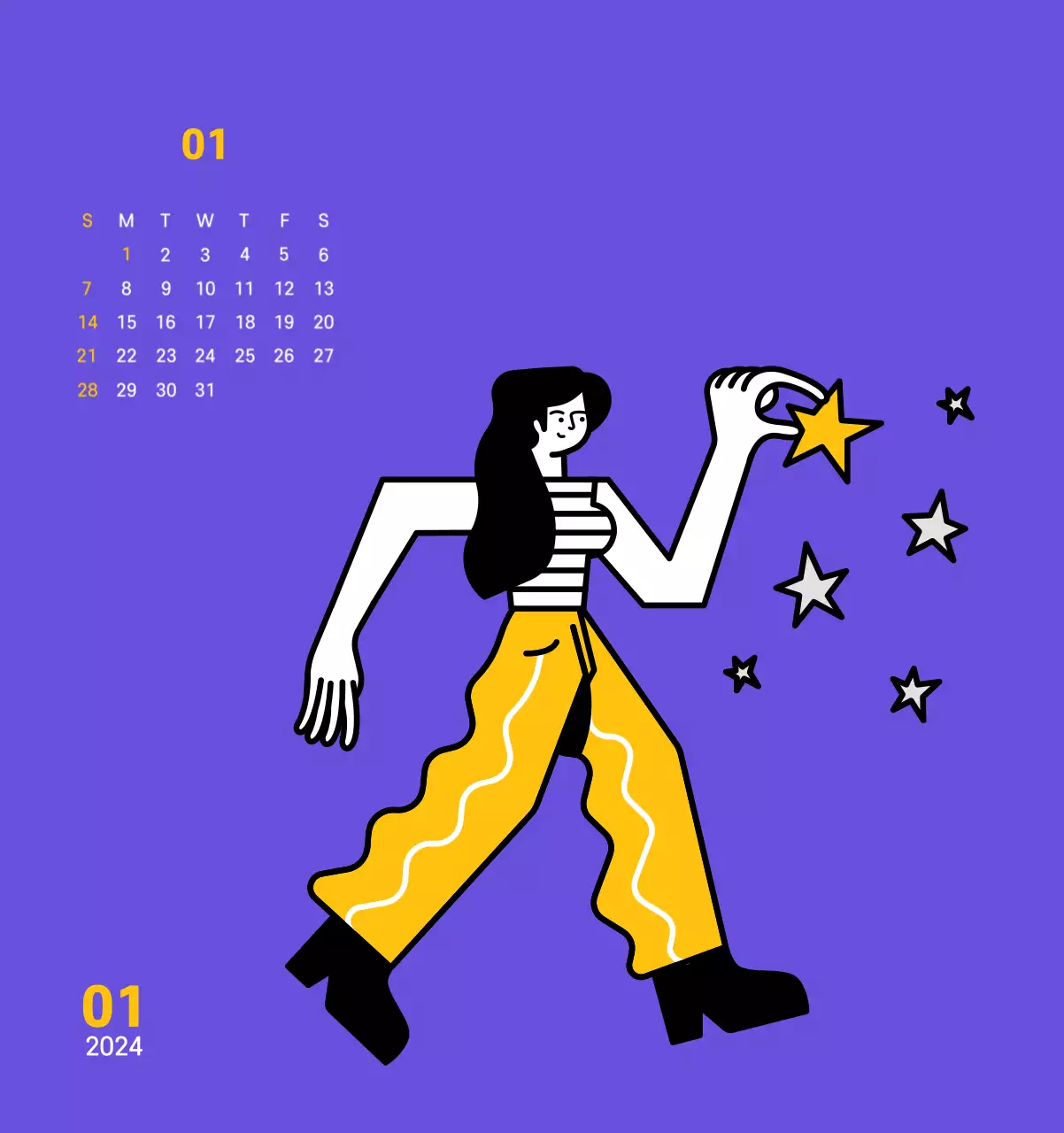 Illustrazione di linee pulite su sfondo viola