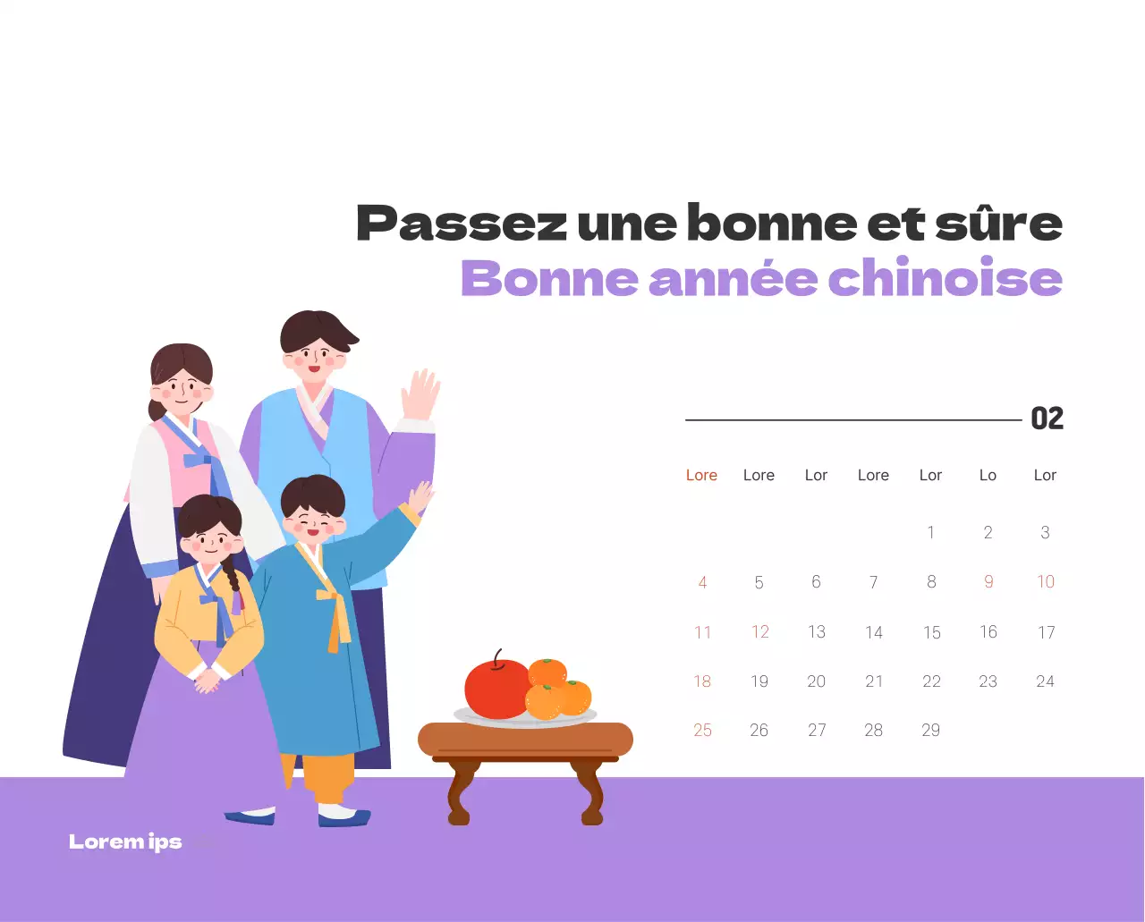 Un hôpital festif avec des illustrations sur le thème de la santé et de la famille et des accents colorés.