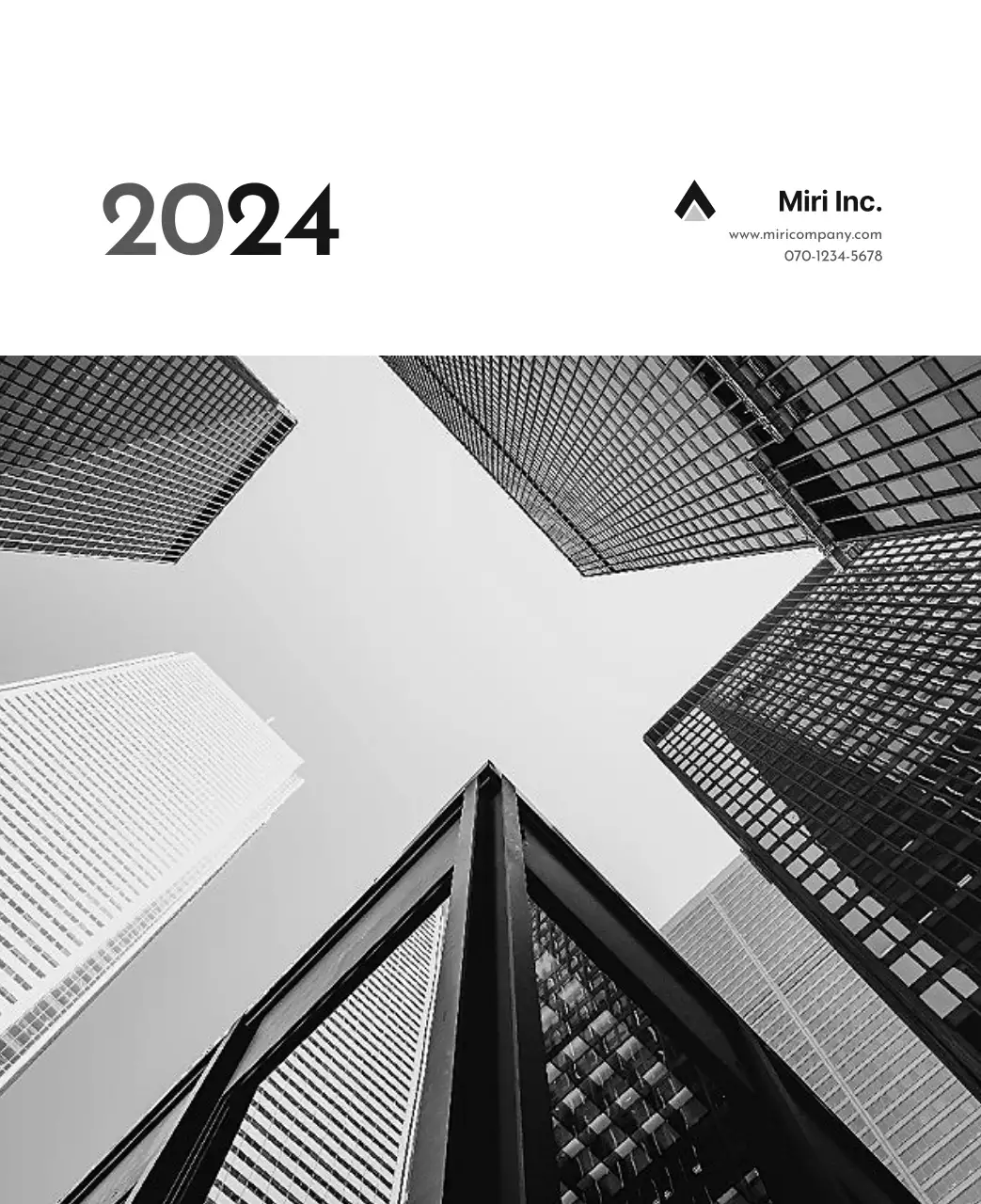 Un semplice calendario aziendale in grigio