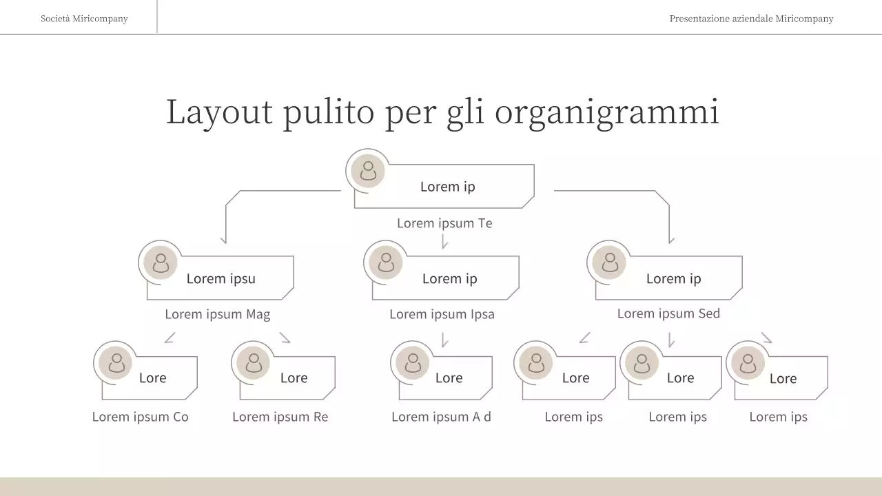 Una relazione d'affari semplice ed emozionale in bianco e marrone