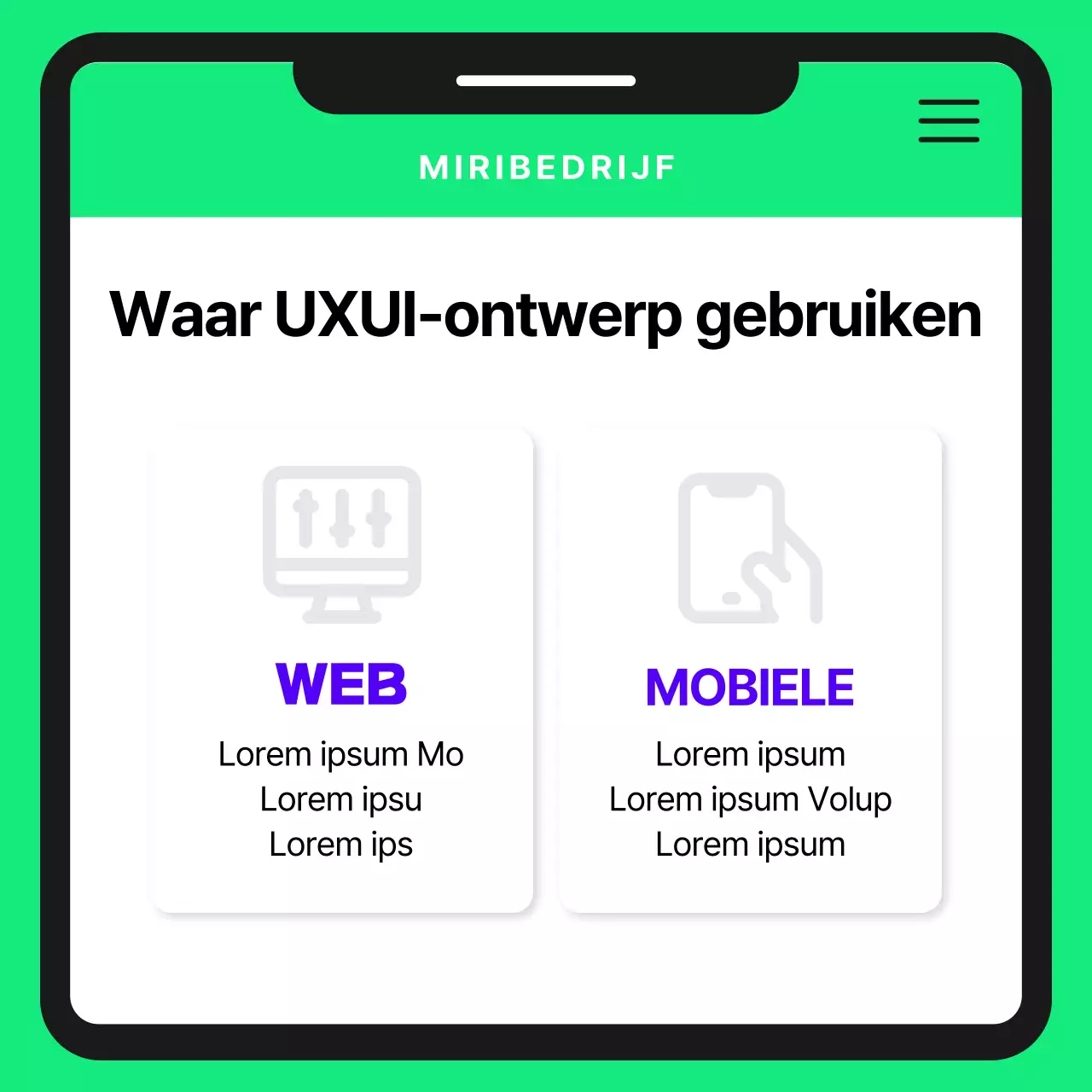 Een schattige ontwerper in paars en chartreuse inhuren