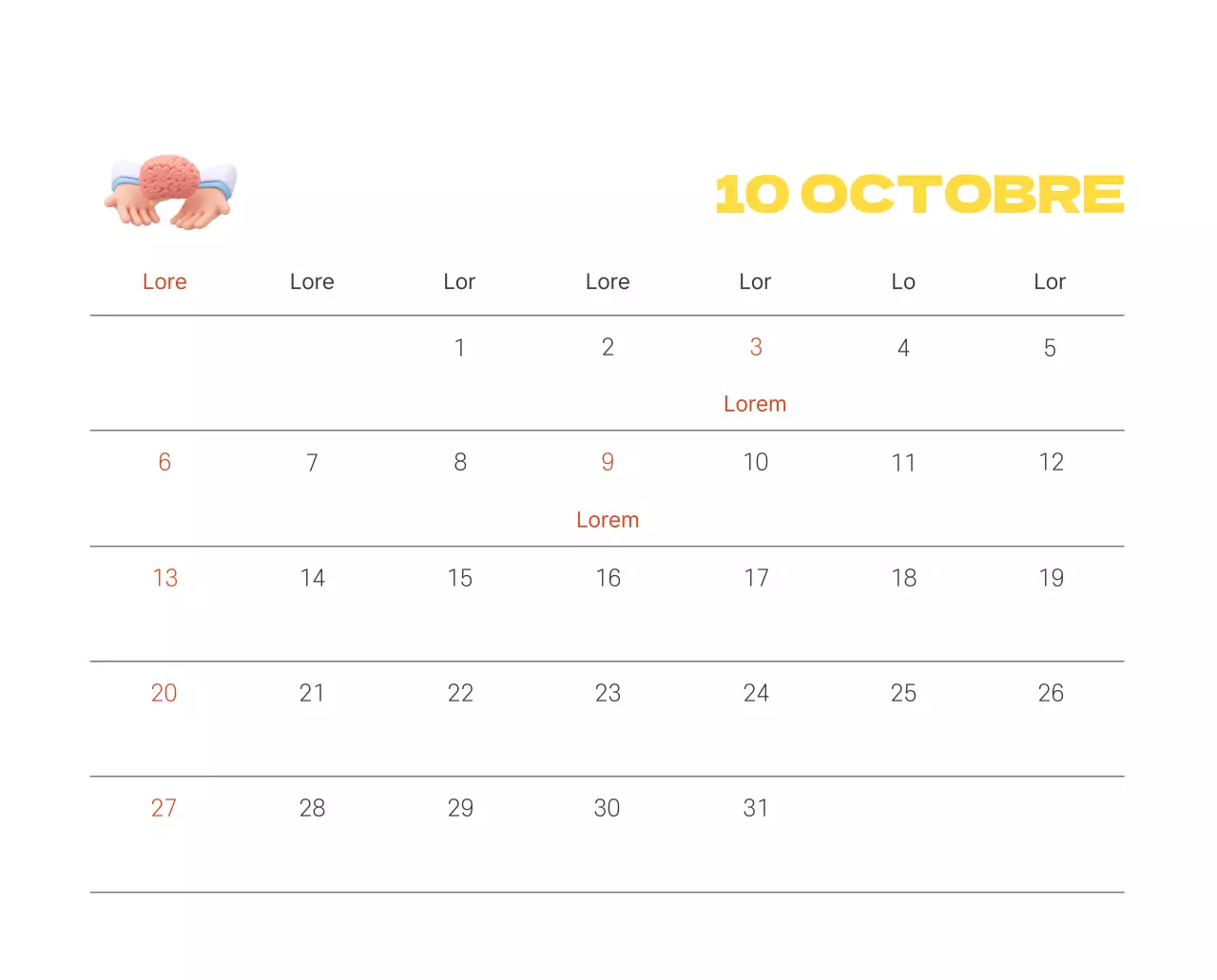 Un hôpital festif avec des illustrations sur le thème de la santé et de la famille et des accents colorés.