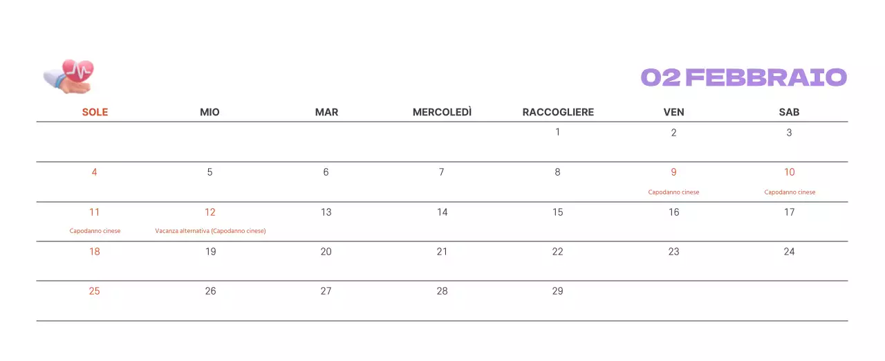 Un ospedale festivo con illustrazioni a tema salute e famiglia e accenti colorati