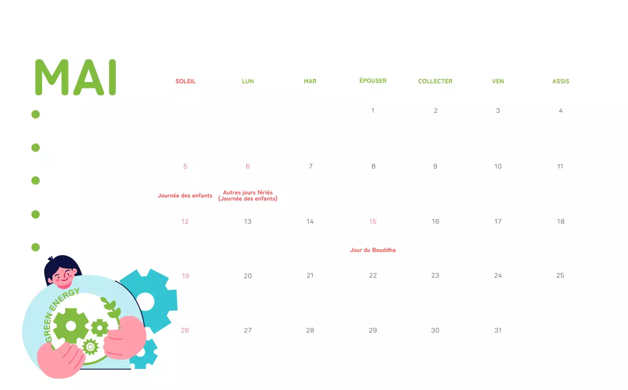 Célébration des fêtes de fin d'année avec des illustrations colorées de l'homme et de la planète.