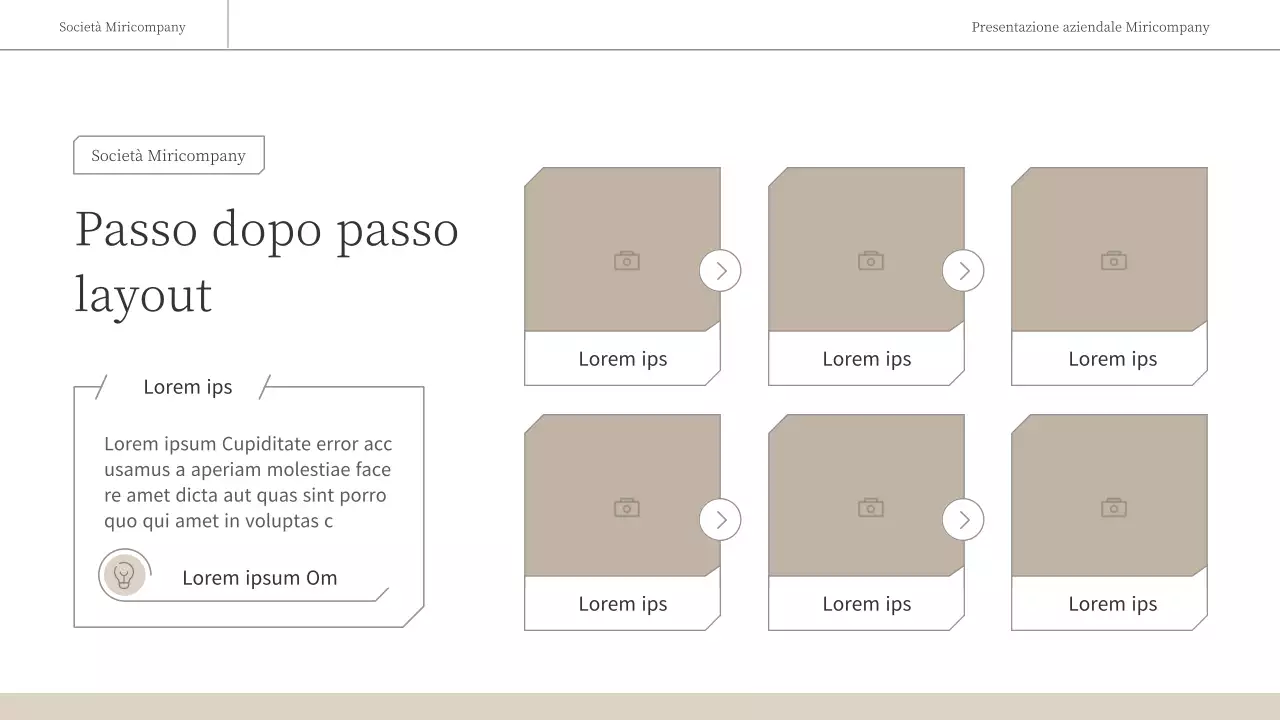 Una relazione d'affari semplice ed emozionale in bianco e marrone