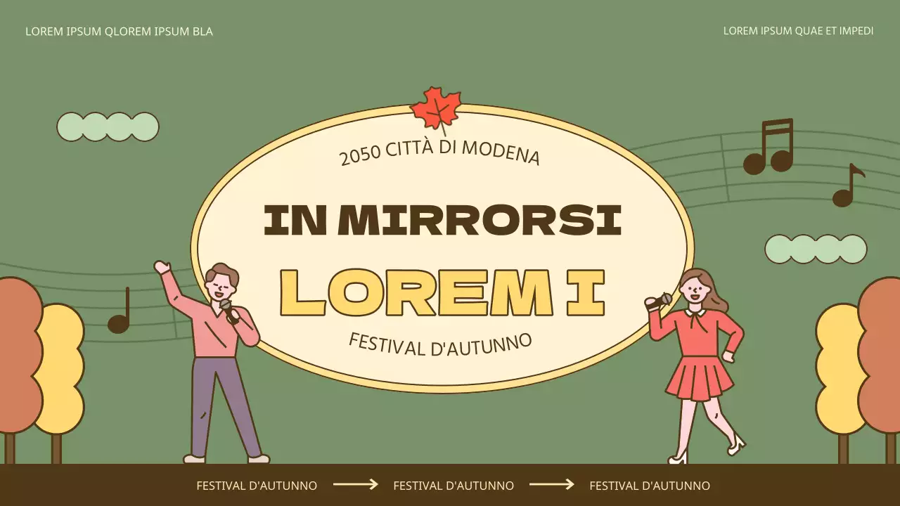 Promuovere feste autunnali naturali in giallo e kaki