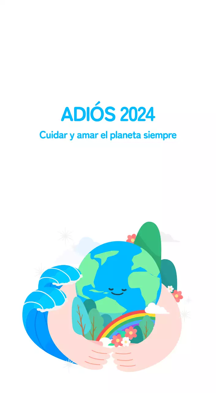 Celebra las fiestas navideñas con coloridas ilustraciones sobre las personas y el planeta.