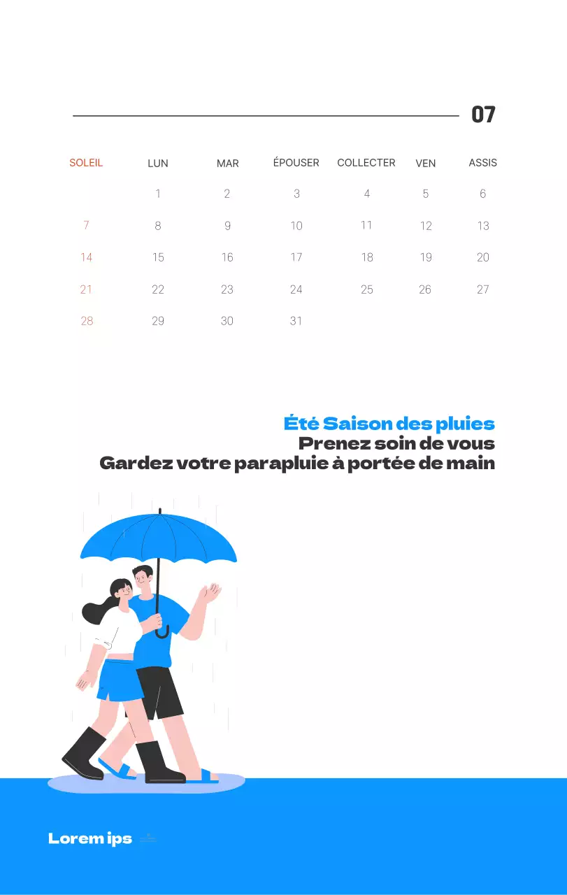 Un hôpital festif avec des illustrations sur le thème de la santé et de la famille et des accents colorés.