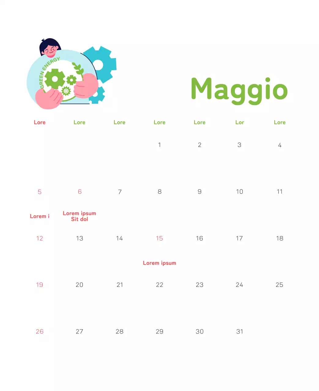 Una fondazione sociale che celebra le festività natalizie con illustrazioni colorate di persone e del pianeta.