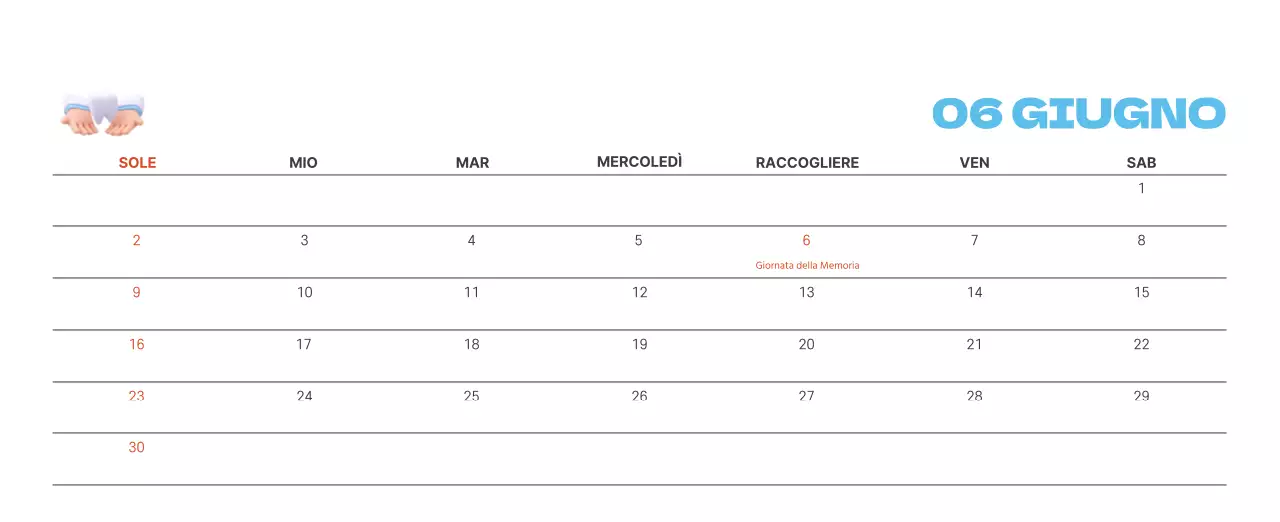 Un ospedale festivo con illustrazioni a tema salute e famiglia e accenti colorati