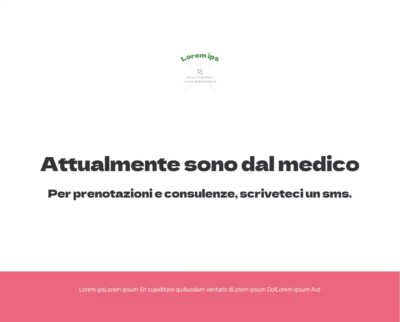 Un ospedale festivo con illustrazioni a tema salute e famiglia e accenti colorati