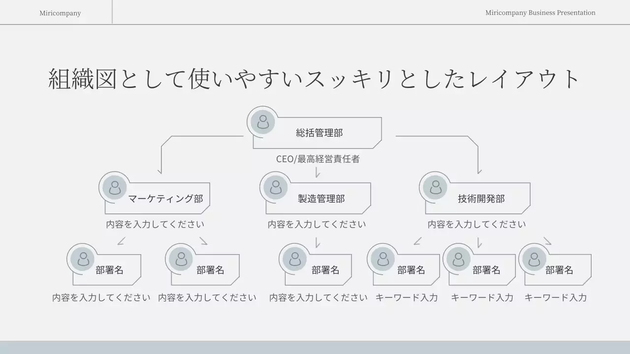 白 モダン ビジネス プレゼンテーション